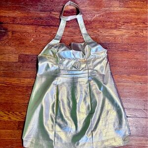 FASHION BRAND COMPANY GOLD VANESSA DRESS AUSTIN POWERS XL